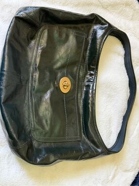 COACH Vintage Ergo Hobo Leather Bag - Navy Blue
